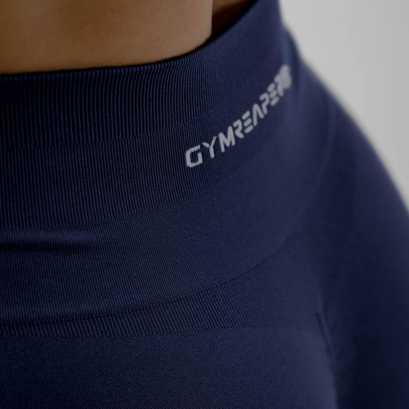 Gymreapers Halo Athletic Compression Shorts for Women - Seamless Knit Interlock Fabric for Breathability and Flexibility