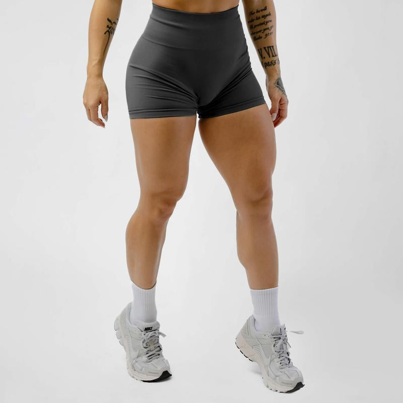 Gymreapers Halo Athletic Compression Shorts for Women - Seamless Knit Interlock Fabric for Breathability and Flexibility