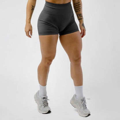Gymreapers Halo Athletic Compression Shorts for Women - Seamless Knit Interlock Fabric for Breathability and Flexibility
