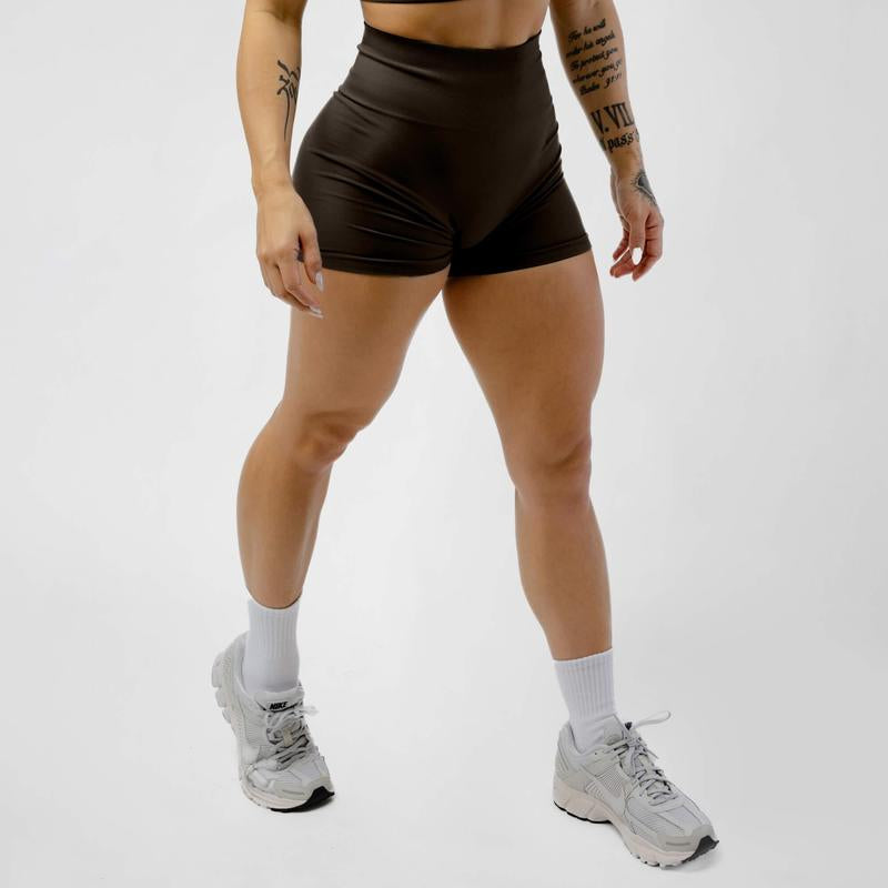 Gymreapers Halo Athletic Compression Shorts for Women - Seamless Knit Interlock Fabric for Breathability and Flexibility