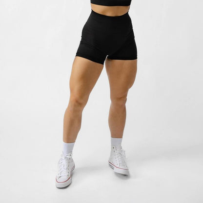 Gymreapers Halo Athletic Compression Shorts for Women - Seamless Knit Interlock Fabric for Breathability and Flexibility