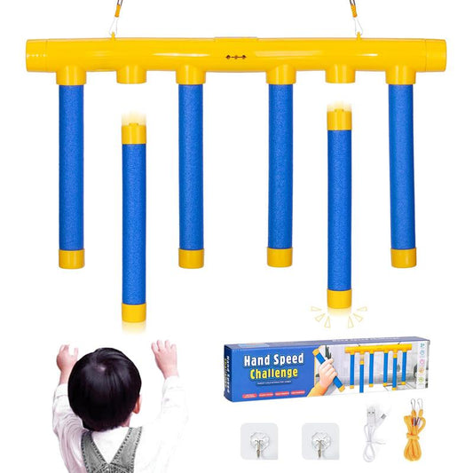 Reflective Drop Sticks Challenge Game Set, Hand-Eye Coordination Training Toy, Speed Test Game for Adults, Perfect Christmas Gift